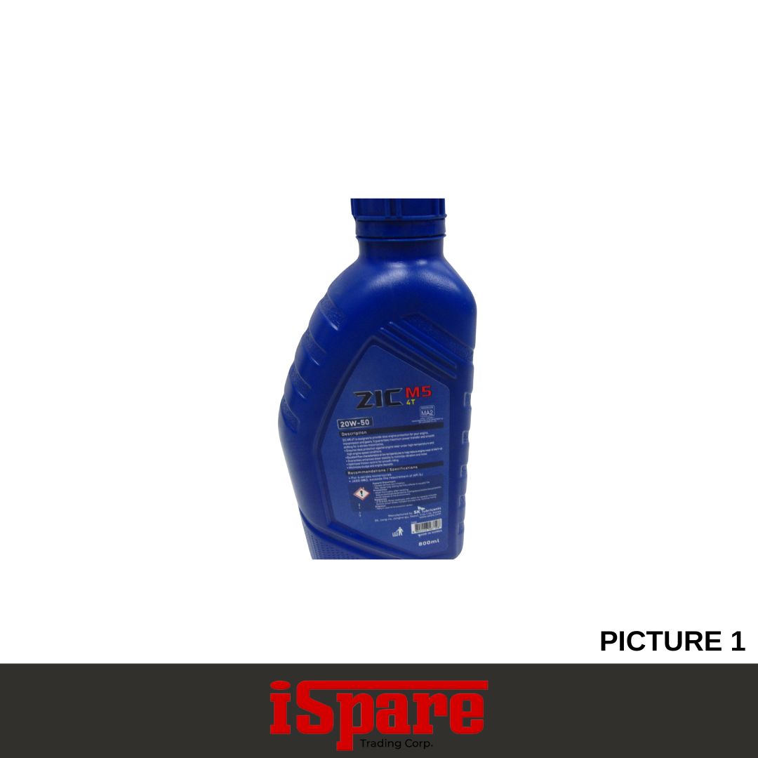 Zic M5 4T 20W50 800ml Motorcycle