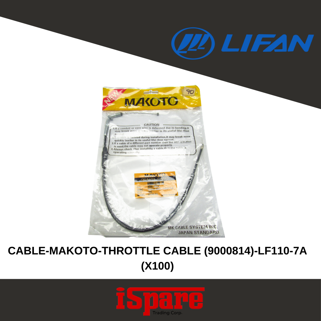 MAKOTO, LIFAN 110-7A CABLE ASSY THROTTLE (9000814)
