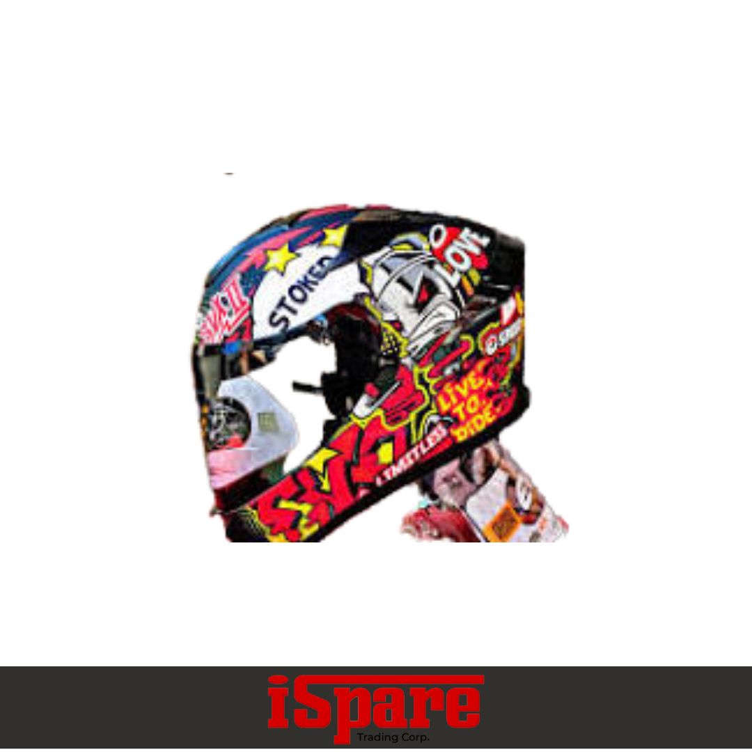 EVO SVX-2 Matte Graffiti Red/Yellow (L)