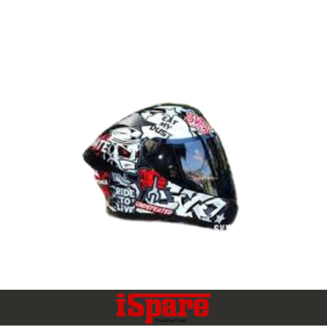 EVO SVX-2 Graffiti Glossy Red White (XL)
