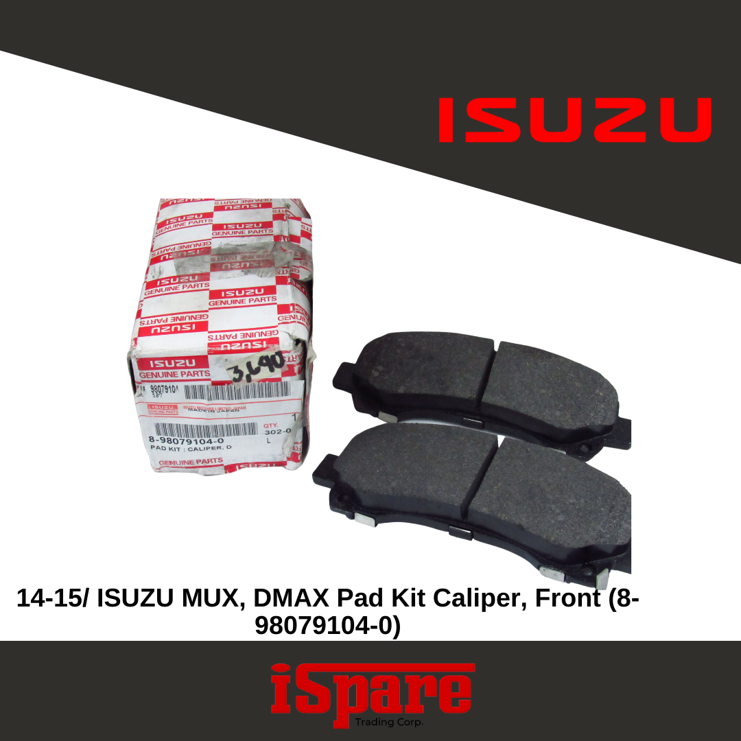 Brake Pad Fr (8-9794751-0/8-98079104-0) IZUZU Dmax 14-15