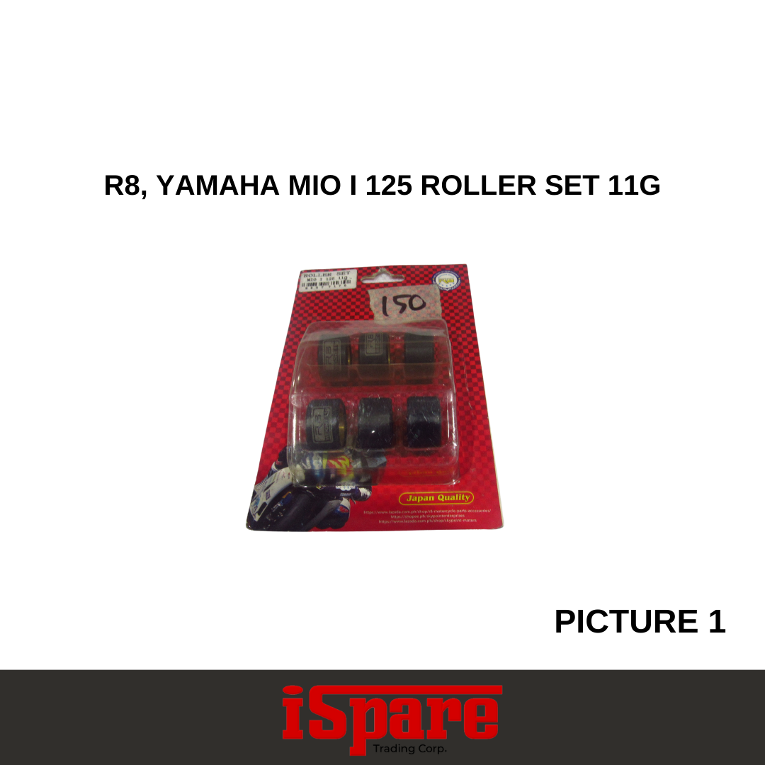 R8, YAMAHA MIO I 125 ROLLER SET 11G