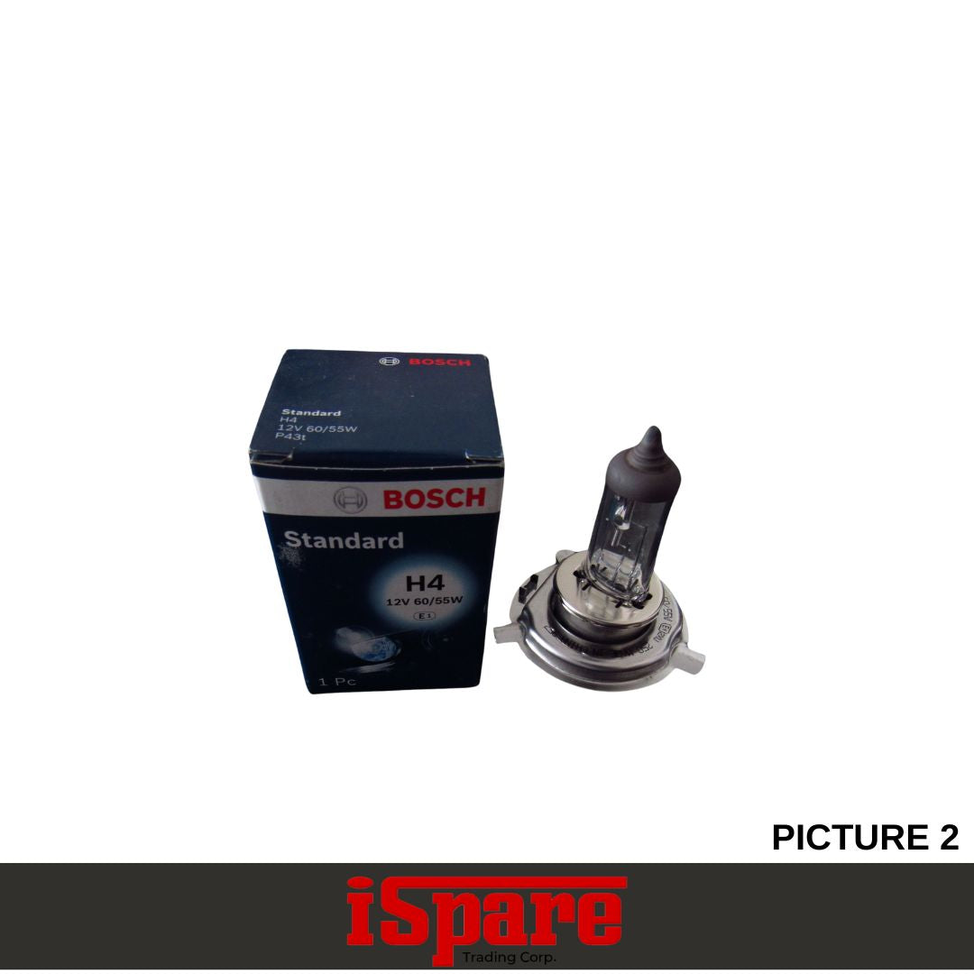 BOSCH H4, 12V 60 55W E1 STANDARD BULB