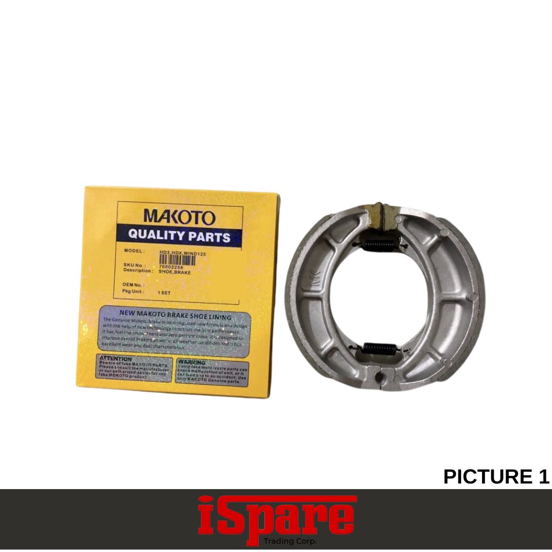 MAKOTO, KAWASAKI HDX BRAKE SHOE