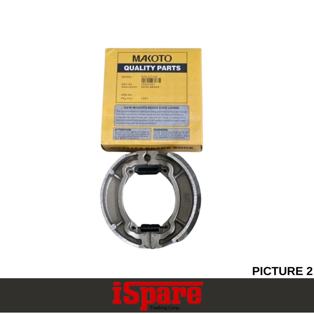 MAKOTO, KAWASKI G7S CT 100 BRAKE SHOE