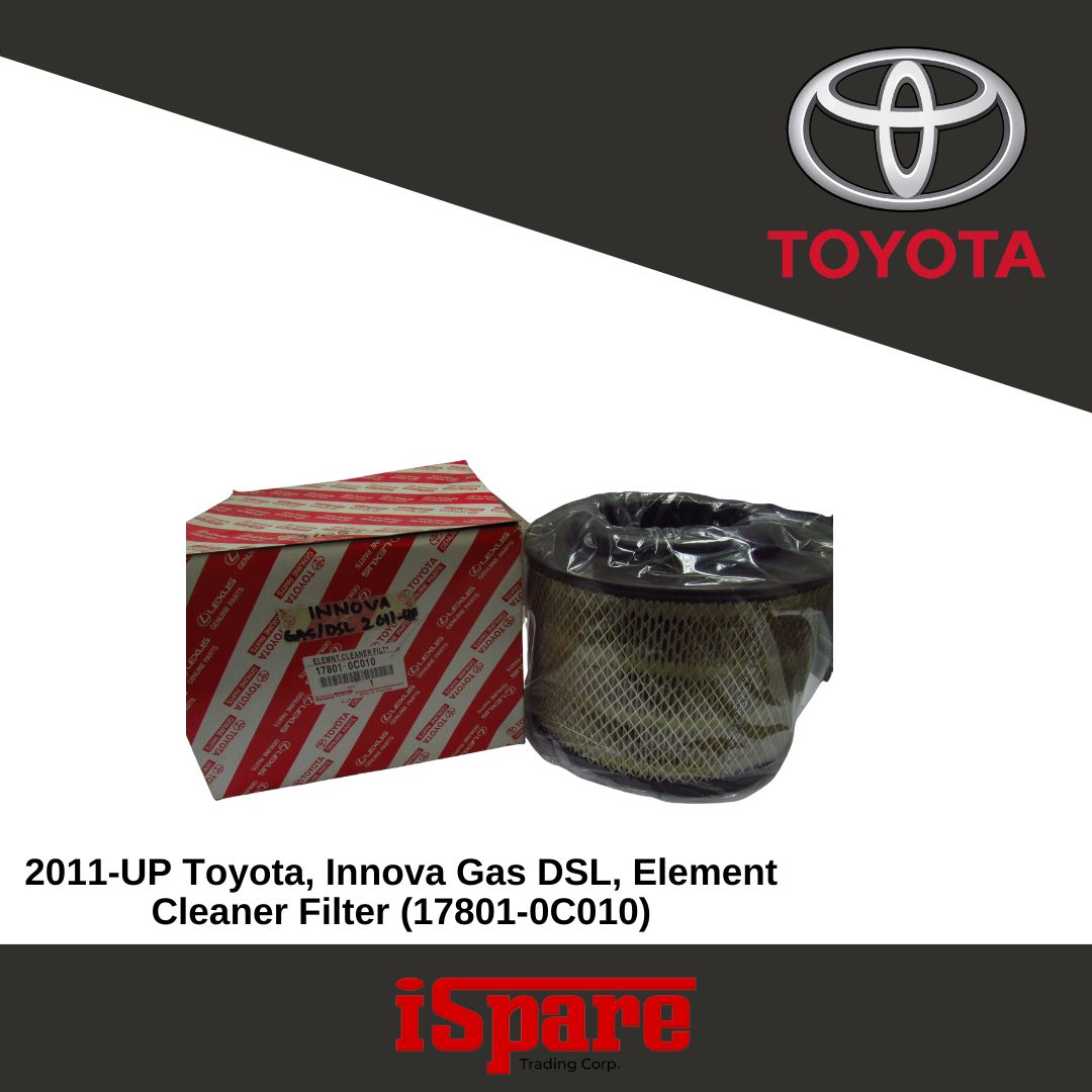 TOYOTA, HILUX GAS DSL 2004-12 17801-0C010 ELEMENT CLEANER FILTER