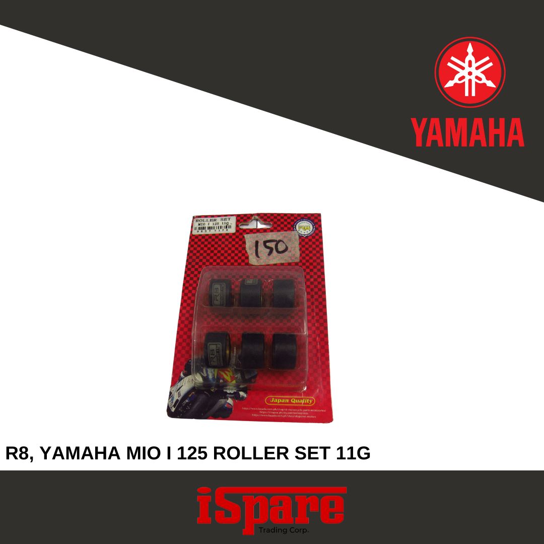 R8, YAMAHA MIO I 125 ROLLER SET 11G