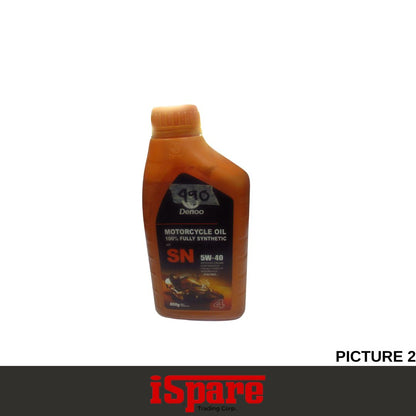 DENOO, MOTORCYCLE OIL FULLY SYNTHETIC 5W 40