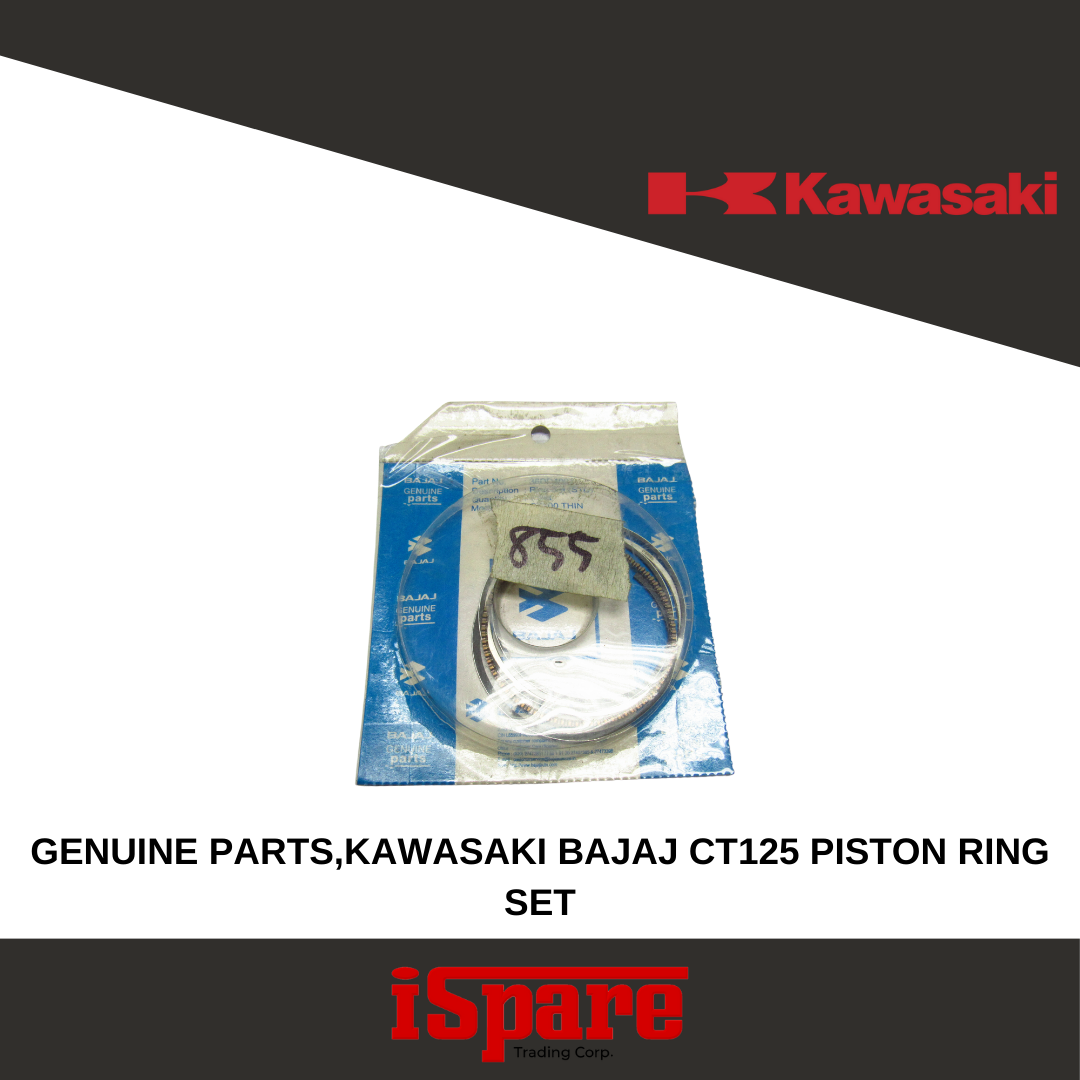GENUINE PARTS,KAWASAKI BAJAJ CT 125 PISTON RING SET