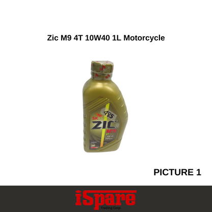 Zic M9 4T 10W40 1L Motorcycle