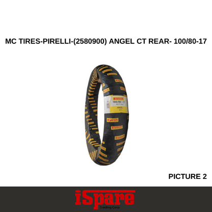 MC TIRES-PIRELLI-(2580900) ANGEL CT REAR- 100/80-17