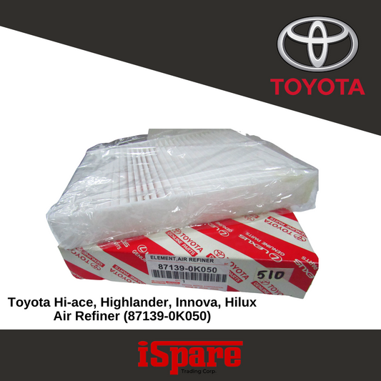 Cabin Filter (87139-0K050) TOYOTA Innova