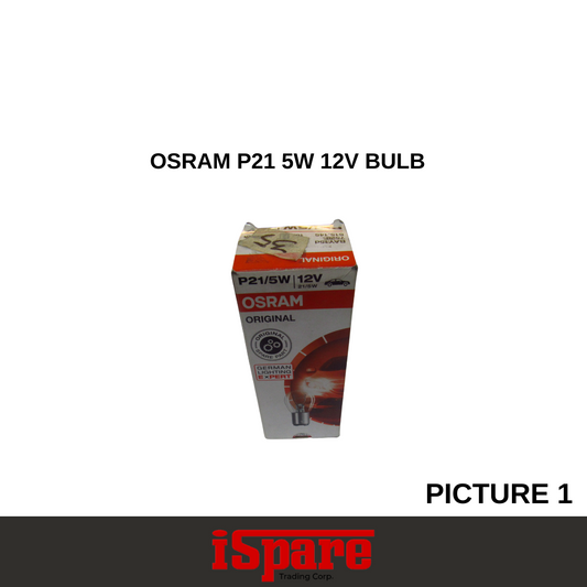 MC BULB-OSRAM-OSR31 (7528) BAY15D TAIL LIGHT BULB-12V 21/5W (S-25) (X-10)