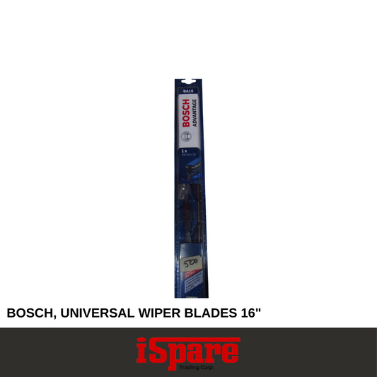 BOSCH, UNIVERSAL WIPER BLADES 16