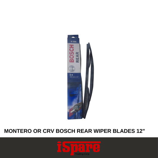 BOSCH, MONTERO OR CRV REAR WIPER BLADES 12
