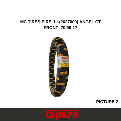 MC TIRES-PIRELLI-(2627000) ANGEL CT FRONT- 70/90-17