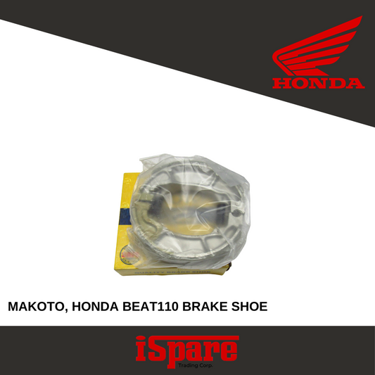 MAKOTO, HONDA BEAT110 RR BRAKE SHOE