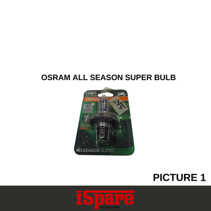 MC BULB-OSRAM-OSR26 (64185ALS-01B-HS1) PX43T ALL SEASON HALOGEN BULB-/35W (HS12V 351)