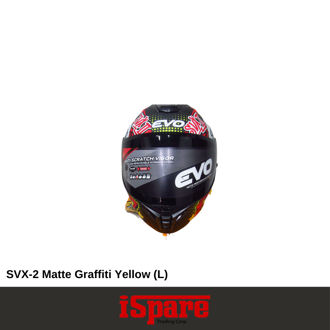 EVO SVX-2 Matte Graffiti Red/Yellow (L)