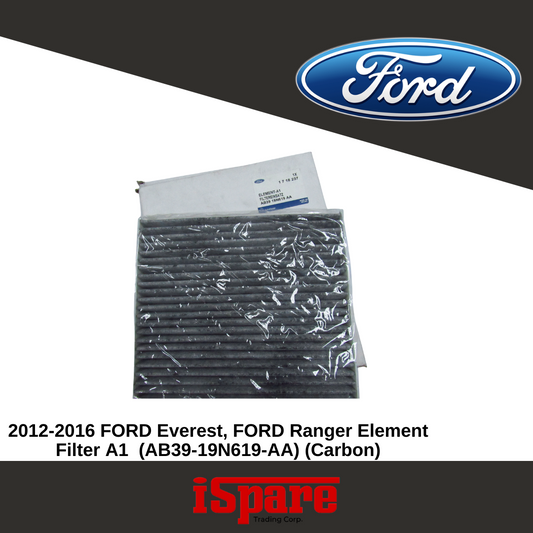 Cabin Filter (AB39-19N619-AA)(Carbon) FORD Ranger 12-16
