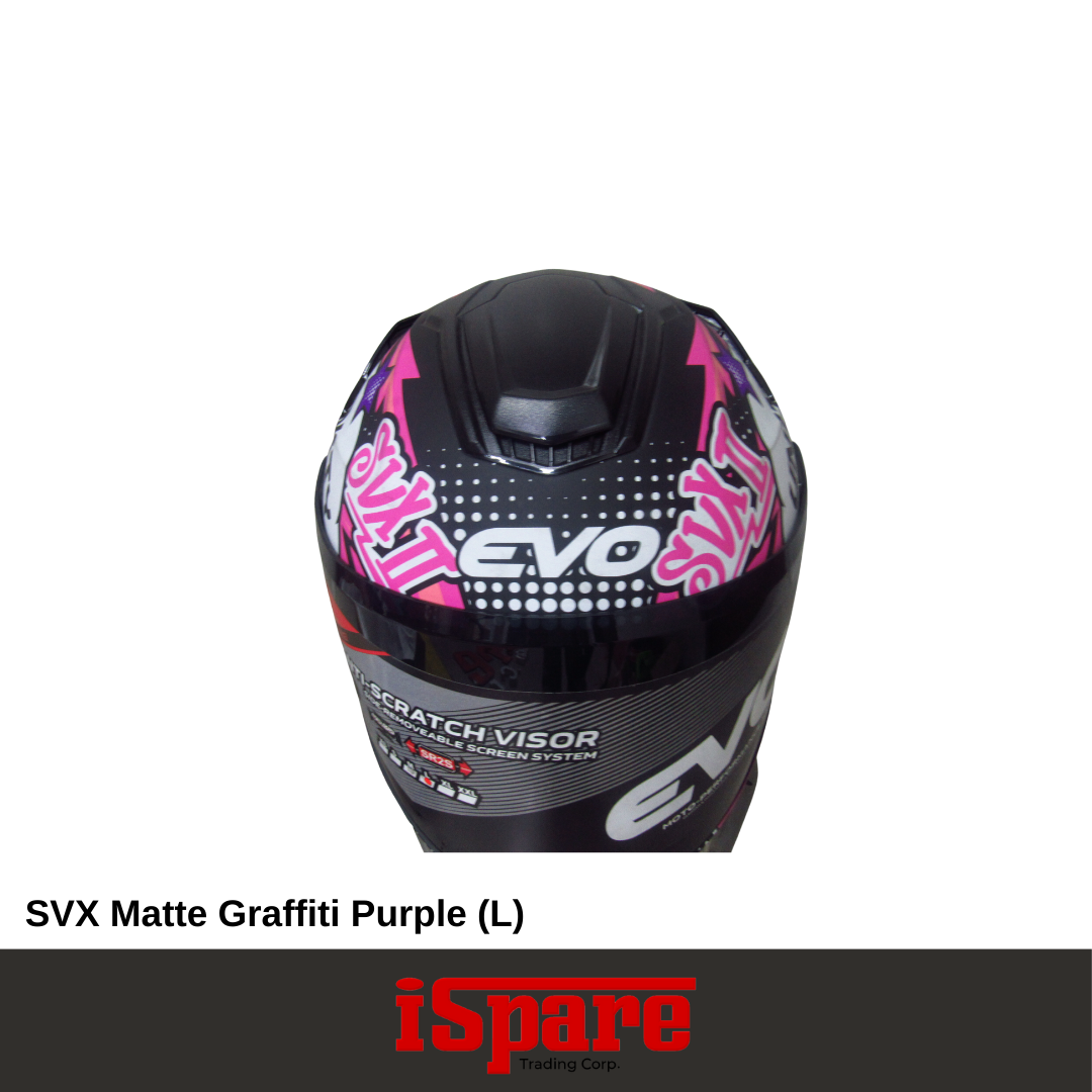 EVO SVX-2 Graffiti Matte Purple (L)