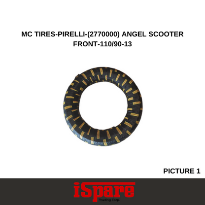 MC TIRES-PIRELLI-(2770000) ANGEL SCOOTER FRONT-110/90-13
