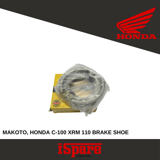 MAKOTO, HONDA XRM 110 BRAKE RR SHOE