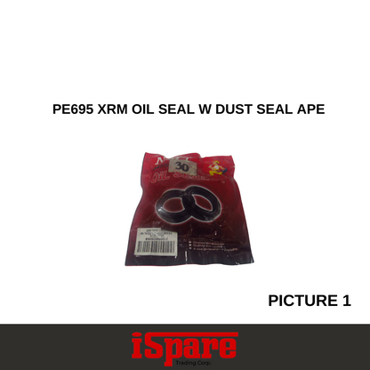 PE695 XRM OIL SEAL W DUST SEAL APE