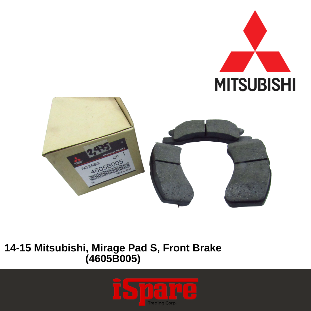 Brake Pad Fr (4605B005) MITSUBISHI Mirage 14-15