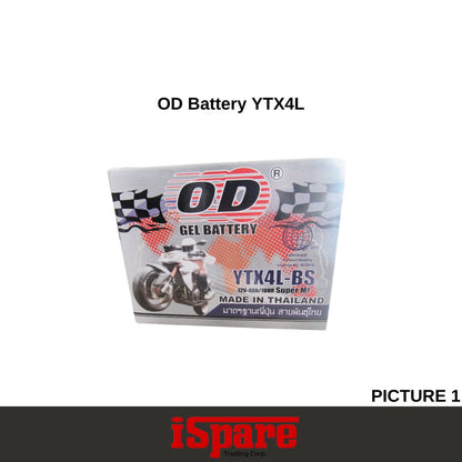 OD Battery YTX4L