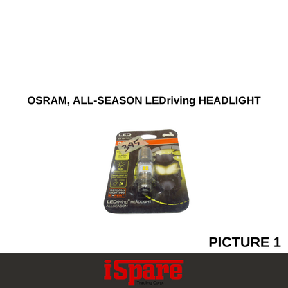 MC BULB-OSRAM-OSR23 (7185CW) PX43T HEADLIGHT BULB-12V 5/6W LED (HS1)