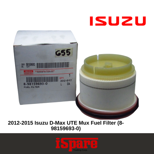 Fuel Filter (8-98159693-0) IZUZU D-Max Ute 12-15, Mux