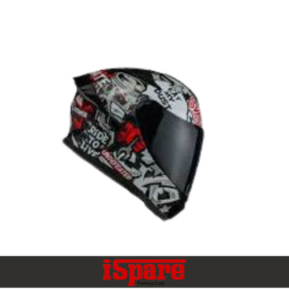 EVO SVX-2 Graffiti Glossy Red White (L)