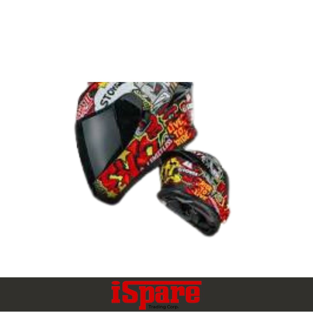EVO SVX-2 Graffiti Glossy Red White (L)