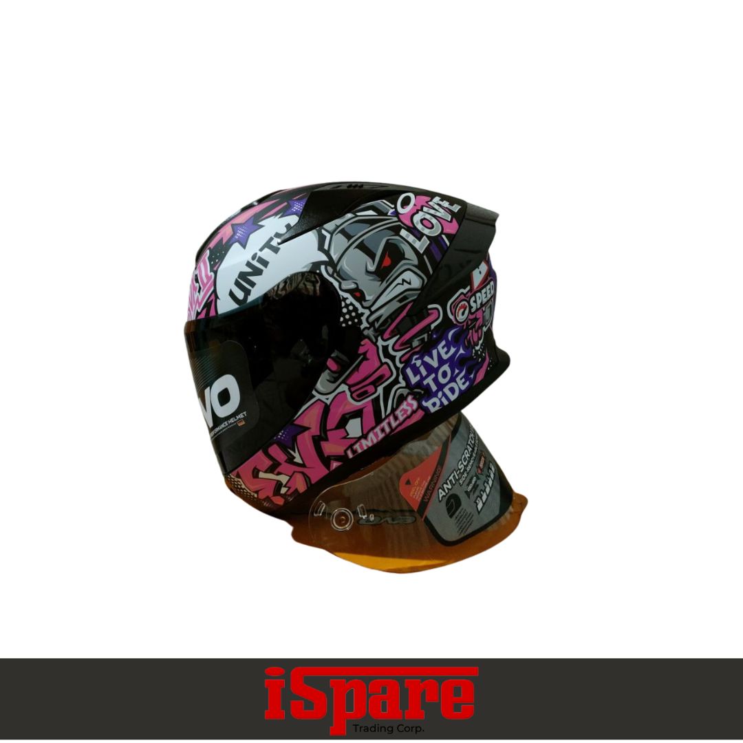 EVO SVX-2 Graffiti Matte Purple (L)
