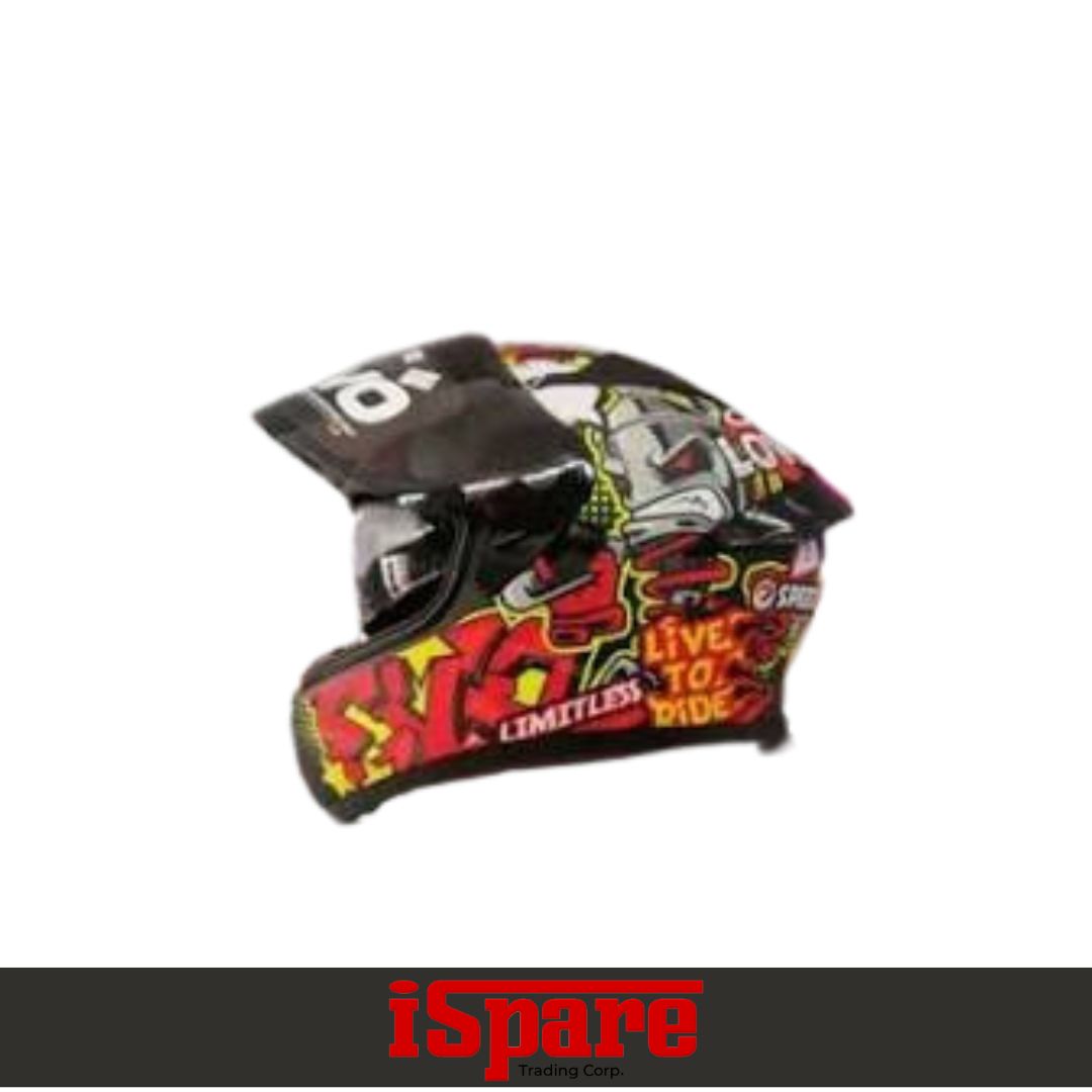 EVO SVX-2 Matte Graffiti Red/Yellow (L)