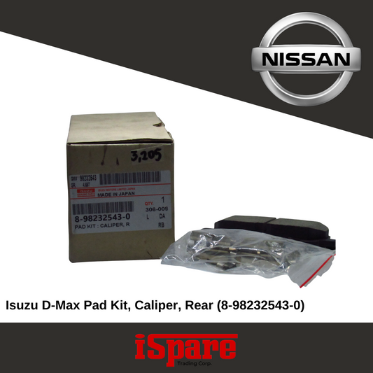Brake Pad Rr (8-98232543-0) IZUZU Dmax