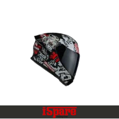 EVO SVX-2 Graffiti Glossy Red White (XL)