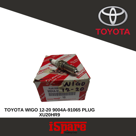 TOYOTA WIGO 12-20 9004A-91065 PLUG XU20HR9