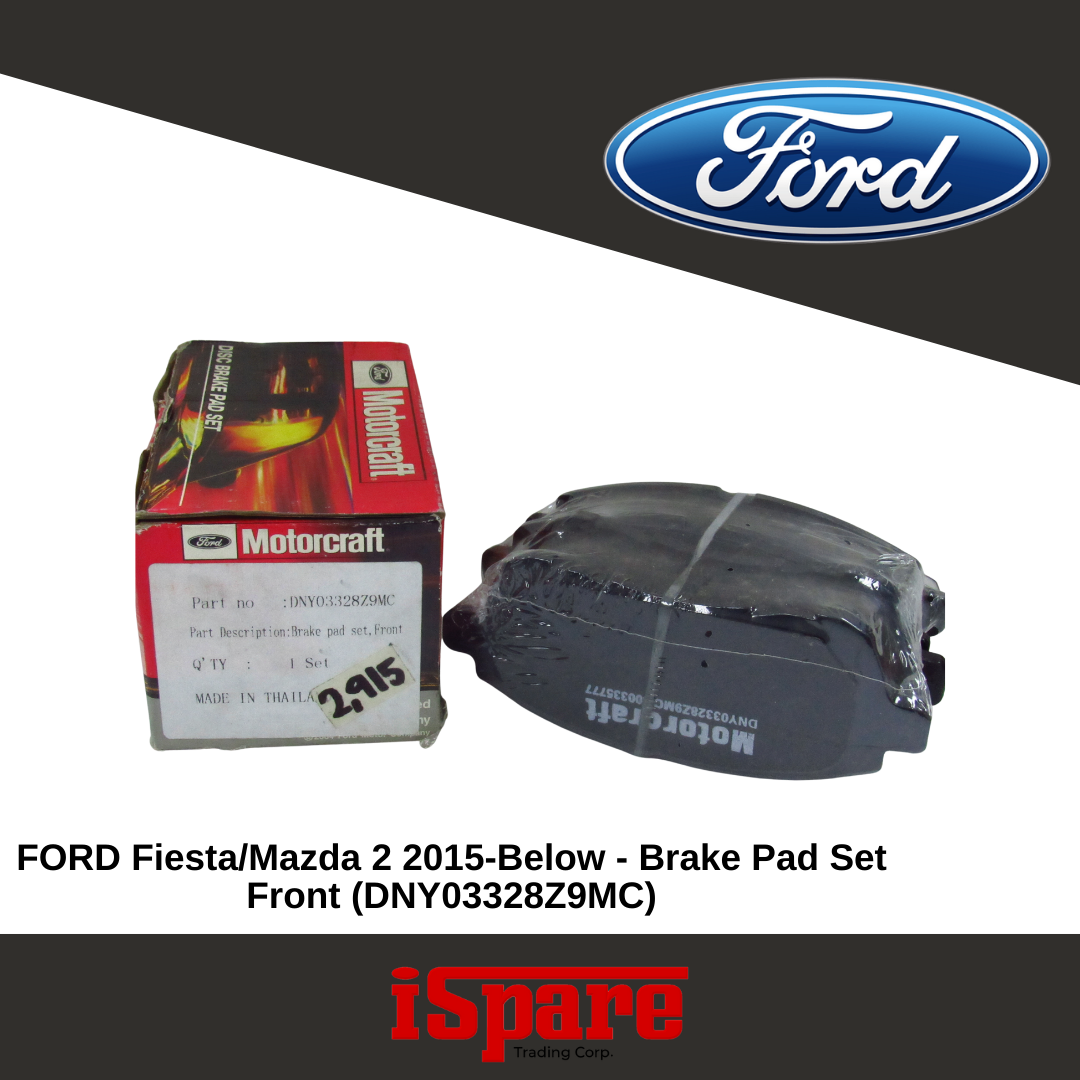 Brake Pad Fr (DNY0-33-28Z9-MC) FORD Fiesta