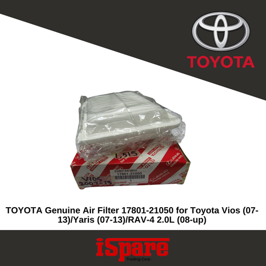 TOYOTA VIOS 2007-13 17801-21050 ELEMENT SUB ASSY AI