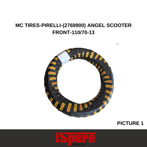 MC TIRES-PIRELLI-(2769900) ANGEL SCOOTER FRONT-110/70-13