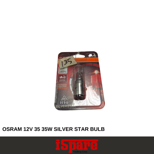 MC BULB-OSRAM-OSR08 (62337CB-01B) P15 D-25-1 COOL BLUE HALOGEN BULB-12V 35/35W 1LEG