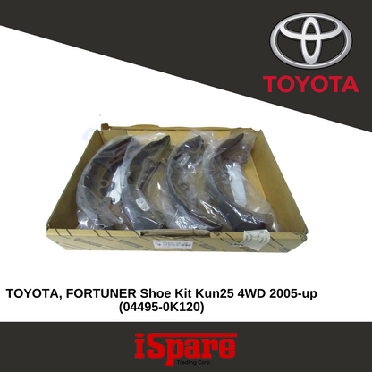 Brake Shoe Rr (04495-0K020/0K120) TOYOTA Fortuner