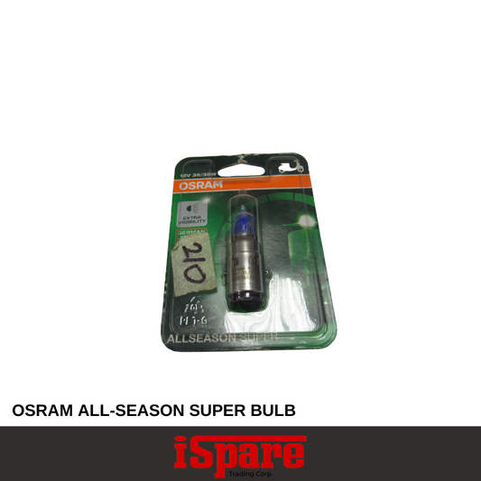 MC BULB-OSRAM-OSR09 (62337ALS-01B) P15 D-15-1 ALL SEASON HALOGEN BULB-12V 35/35W 1 LEG