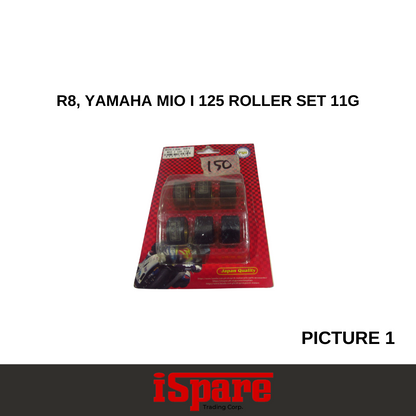 R8, YAMAHA MIO I 125 ROLLER SET 11G