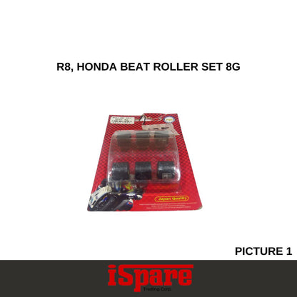R8, YAMAHA MIO ROLLER SET 8G