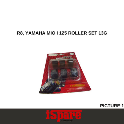 R8, YAMAHA MIO I 125 ROLLER SET 13G