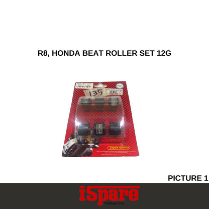 R8, HONDA BEAT ROLLER SET 12G