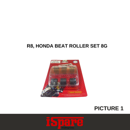 R8, HONDA BEAT ROLLER SET 8G